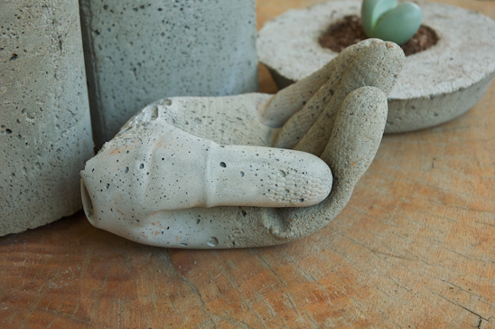 Potholes & Pantyhose | DIY Cement Garden “Hands”